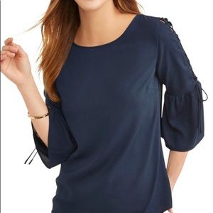 Time and Tru Bell-sleeve Blouse